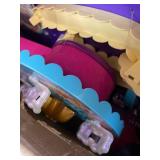 Polly Pocket Rainbow Funland Theme Park, 3 Rides, 7 Play Areas, Polly and Shani Dolls, 2 Unicorns & 25 Surprise Accessories (30 Total Play Pieces), Great Gift for Ages 4 Years Old & Up