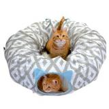 Kitty City Cat Furniture Tunnel Cat Bed (Pattern)