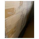 Round Coffee Tables,2 Round Nesting Table Set Circle Coffee Table with Storage Open Shelf for Living Room Modern Minimalist Style Furniture Side End Table of Stable(Black & White)