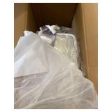 KOHLER 2.5 Gal. Stainless and White Slim Trash Can