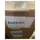 FoamLove 6" H x 24" W x 84" L Upholstery Cushion Foam, Medium Density, Made for B...