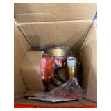 JOHNATHAN BLACK AND GOLD LIGHT FIXTURE