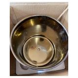 Amazon Brand â Rivet Rustic Stoneware Crosshatch Indoor Outdoor Flower Plant Pot, 7.9" High, Coral Amazon Brand â Rivet Rustic Stoneware Crosshatch Indoor Outdoor Flower Plant Pot, 7.9" 