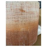 Amazon Brand â Rivet Rustic Stoneware Crosshatch Indoor Outdoor Flower Plant Pot, 7.9" High, Coral Amazon Brand â Rivet Rustic Stoneware Crosshatch Indoor Outdoor Flower Plant Pot, 7.9" 