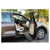 Mind Reader Dog Foldable Car Ramp, Brown