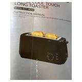 ELITE GOURMET 4 SLICE COOL TOUCH LONG TOASTER