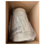 SET OF 2 WHITE SMALL TRASH CANS