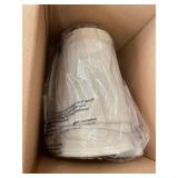 SET OF 2 WHITE SMALL TRASH CANS