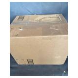 SET OF 2 WHITE SMALL TRASH CANS