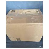 SET OF 2 WHITE SMALL TRASH CANS