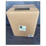 WHITE STEEL TRASH CAN