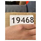 WHITE STEEL TRASH CAN