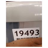 PET FOOD STORAGE W/ WHEELS & SCOOP & W/ SMALL STORAGE CONTAINER