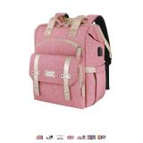 Laptop Backpack for Women,RFID Anti Theft Work Backpack for 15.6 Inch Laptop,Wide Open Large USB Charging Port Water Resistant Durable Backpack, Doctor Teacher College School Travel Shoulder Purse Bag