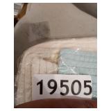 ANMINY 2PCS Woven Cotton Rope Storage Baskets with Handles Large Washable Laundry Basket Set Decorative Storage Bins Boxes Nursery Baby Kid Toy Blanket Clothes Towel Organizer - White/Light Blue