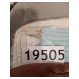 ANMINY 2PCS Woven Cotton Rope Storage Baskets with Handles Large Washable Laundry Basket Set Decorative Storage Bins Boxes Nursery Baby Kid Toy Blanket Clothes Towel Organizer - White/Light Blue