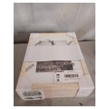 ANMINY 2PCS Woven Cotton Rope Storage Baskets with Handles Large Washable Laundry Basket Set Decorative Storage Bins Boxes Nursery Baby Kid Toy Blanket Clothes Towel Organizer - White/Light Blue