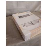 ANMINY 2PCS Woven Cotton Rope Storage Baskets with Handles Large Washable Laundry Basket Set Decorative Storage Bins Boxes Nursery Baby Kid Toy Blanket Clothes Towel Organizer - White/Light Blue