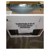 1 BY ONE Wireless Turntable HiFi System with 36 Watt Bookshelf Speakers, Patend Designed Vinyl Record Player with Magnetic Cartridge, Wireless Playback and Auto Off