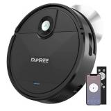 Famree MT-200 Robot Vacuum Cleaner, 1800Pa Strong Suction WiFi/App Self-Charging Robotic Vacuums Quiet Mini Vacuum for Hard Floor, Low/Medium-Pile Carpets