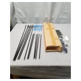 D&Q Hunting Bow and Arrow for Adults Recurve Bows Archery Set Adult Handmade Bow 58" 30-50 lbs Longbow Kit with Carbon Arrows Right Hand Outdoor Hunting Shooting