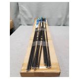 D&Q Hunting Bow and Arrow for Adults Recurve Bows Archery Set Adult Handmade Bow 58" 30-50 lbs Longbow Kit with Carbon Arrows Right Hand Outdoor Hunting Shooting