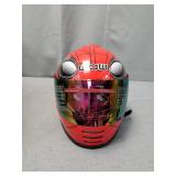 WOW Motorcycle Full Face Helmet Street Bike BMX MX Youth Kids HKY-B15 Spider Red Size Medium
