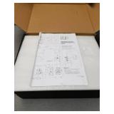 Pop Sanitaryware W/Rough In Valve Matte Black Rainfall Shower Faucet Set