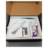 Pop Sanitaryware W/Rough In Valve Matte Black Rainfall Shower Faucet Set