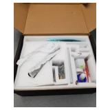 Pop Sanitaryware W/Rough In Valve Matte Black Rainfall Shower Faucet Set