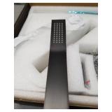 Pop Sanitaryware W/Rough In Valve Matte Black Rainfall Shower Faucet Set