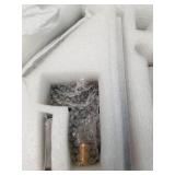 Pop Sanitaryware W/Rough In Valve Matte Black Rainfall Shower Faucet Set