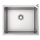 MENSARJOR 16 Gauge Stainless Steel Kitchen Sink, Kitchen Sink, Bar Sink, or Prep Sink, 22 5/8 x 18 5/8 x 10"