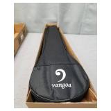 Vangoa 6 String Banjo Guitar Mini, 26 Inch Sapele Travel Banjo Guitar for Beginners with Bag, Pick-up, Strap, Picks