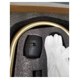 Gold Kitchen Sink Faucet with Pull Down Sprayer OUEN Brass Structure Single Handle Modern Kitchen Faucet with Stainless Steel Pull Out Sprayer 1 or 3 Hole Mounted with Deckplate for RV Laundry Sink