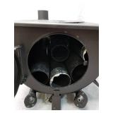 Portable Camping Iron Wood Camping Stove for your tent stove Used Zipper Broke On Bag