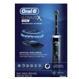 Oral-B Genius X 10000 Rechargeable Electric Toothbrush with Artificial Intelligence, 3 Brush Heads,