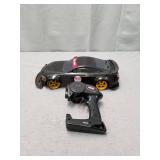 Jada Toys Big Time Muscle Drift 1:10 Scale RC, 2019 Ford Mustang - Wide Body, Black