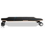 Electric Skateboard Youth Electric Longboard with Wireless Remote Control, 12 MPH Top Speed, 10 KM Range, 7 Layers Maple Longboard
