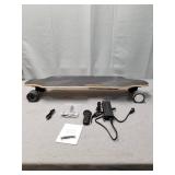 Electric Skateboard Youth Electric Longboard with Wireless Remote Control, 12 MPH Top Speed, 10 KM Range, 7 Layers Maple Longboard