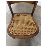 Antique Wicker Seat Chair