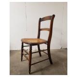 Antique Wicker Seat Chair