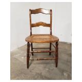 Antique Wicker Seat Chair