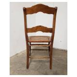 Antique Wicker Seat Chair