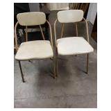 Pair Retro Folding Chairs