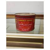 Flemings Coffee Tin