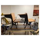 vintage school desks