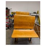vintage school desks
