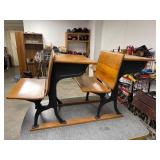 vintage school desks