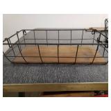 Lot of 2 Wire Baskets